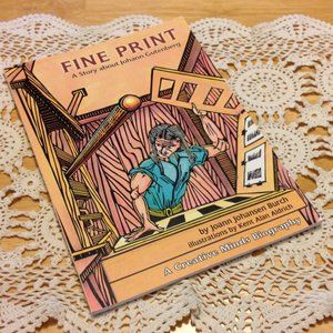 3 for $10 book sale! Educational - Fine Print - A Story about Johann Gutenberg